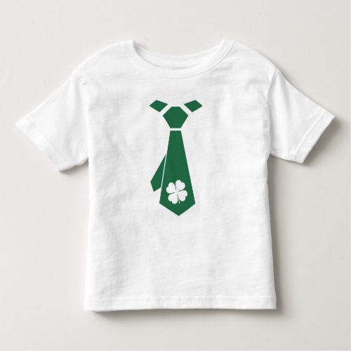 Fun Tie Printed Design St Patricks Day  Toddler T_shirt