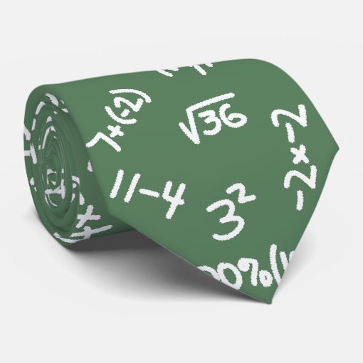 Fun Ties for Teachers Maths Equations Mathematical Zazzle
