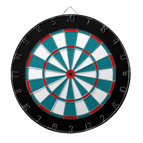 Fun time dart board in red white and biscay bay