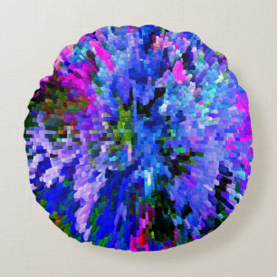 Fun Time in the City Life...... Round Pillow