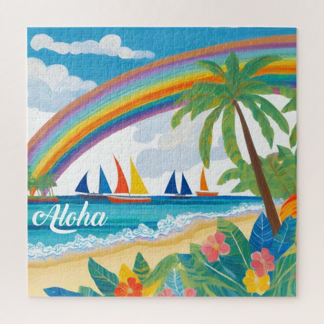 Fun time tropical puzzle (Vertical)