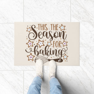 Fun 'Tis the Season for Baking Design Doormat