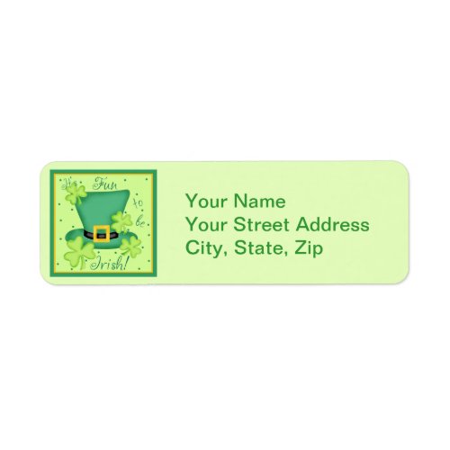 Fun to be Irish Emerald Green Sticker