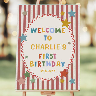 Fun To Be One Birthday Party Welcome Foam Board