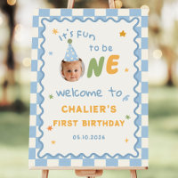 Fun To Be One Colorful 1st Birthday Foam Boards