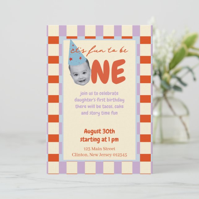 Fun to be One invitations  (Standing Front)