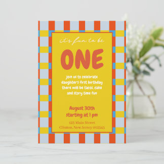 Fun to be One invitations 