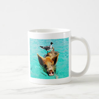 Fun together staniel cay swimming pig seagull fis coffee mug