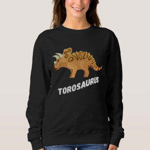 Fun Torosaurus Dinosaur Sweatshirt