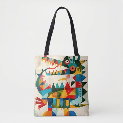 Fun Tote Bag _ Crazy Zoo Collection