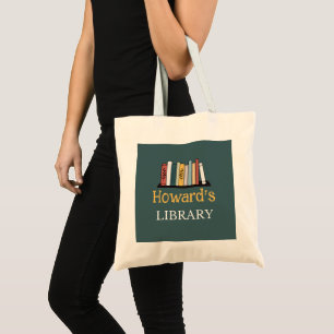 FUN! Tote Bag - Library -  Personalized - Add Name