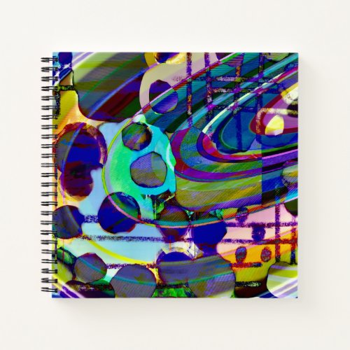 Fun trendy abstrat notebook