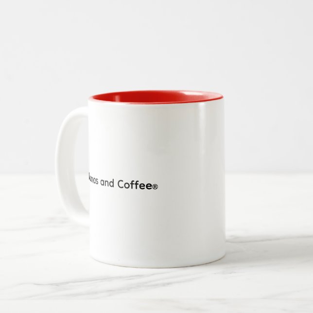 Fun Trendy Mamas and Coffee® Signature mug (Front Left)