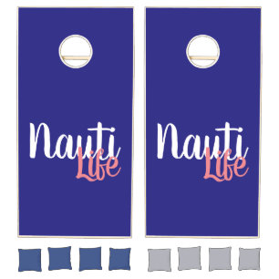 fun trendy NAUTI LIFE Cornhole Set