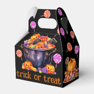 Fun Trick Or Treat Halloween Favor Boxes