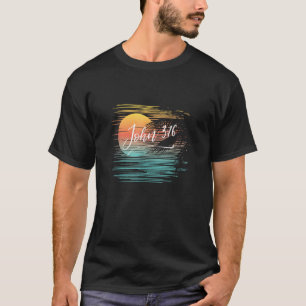 Fun Tropical Beach Vacation Christian Bible Verse T-Shirt