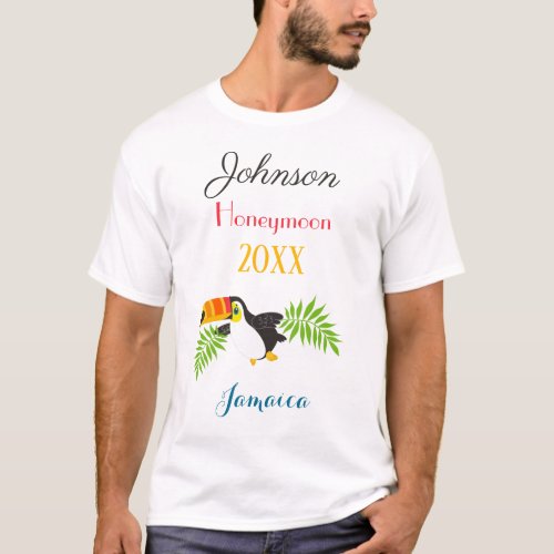 Fun Tropical bird T_Shirt