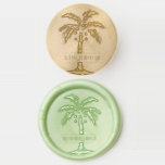 Fun Tropical Christmas | Palm Monogram Wax Seal Stamp<br><div class="desc">Add a touch of tropical elegance to your holiday season with this Fun Tropical Christmas Palm Monogram Wax Seal Stamp! Perfect for those celebrating Christmas with a beachy, warm-weather twist, this custom wax seal features a beautifully etched palm tree design with festive details like hanging ornaments, along with a personalized...</div>