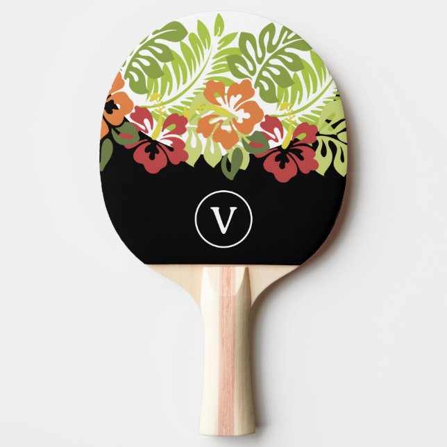 Fun Tropical Style Ping Pong Paddle (Front)