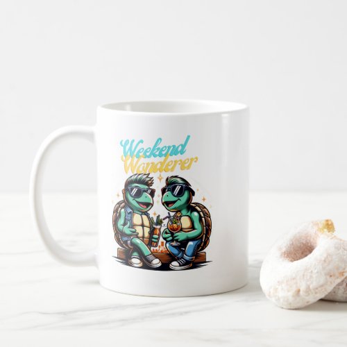 Fun Turtle Weekend Wonderer Shenanigans  Coffee Mug