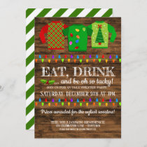 Fun Ugly Christmas Sweater Party Invitation