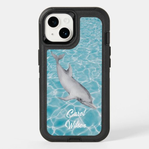 Fun Underwater Dolphin Friend OtterBox iPhone 14 Case