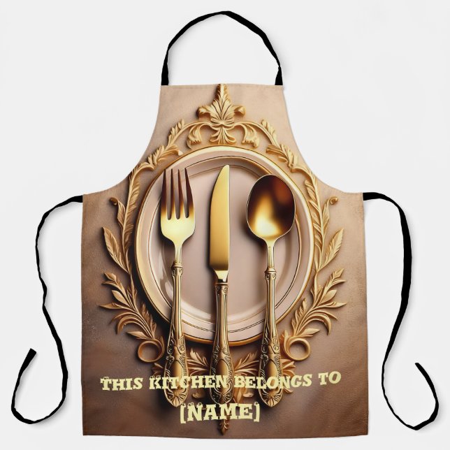 Fun & Unique Kitchen Aprons – Perfect Gifts (Front)
