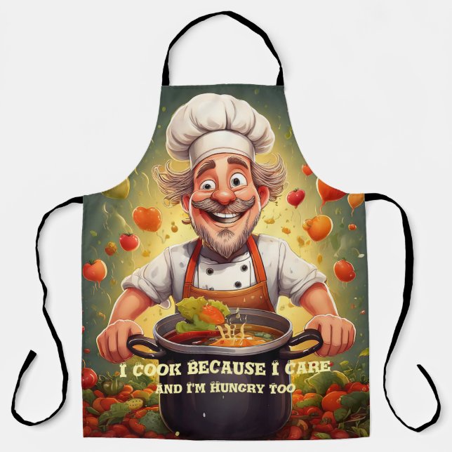 Fun & Unique Kitchen Aprons – Perfect Gifts (Front)