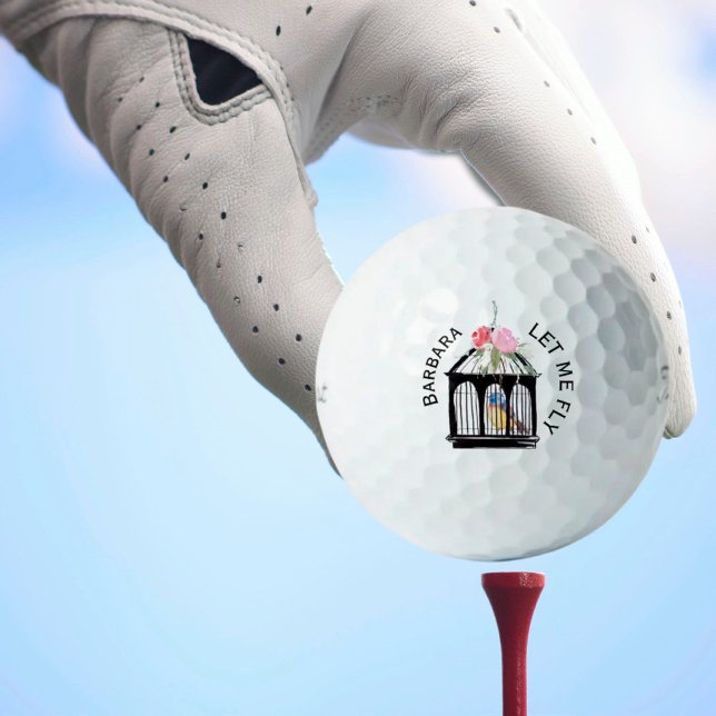 Fun Unique Message for Golf Gal Golf Balls (Creator Uploaded)