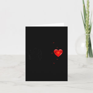 Fun Valentine's Day - Cud Heart & Arrows Tee S Card