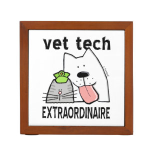 Fun Vet Tech Extraordinaire Desk Organizer