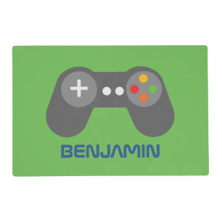 Fun Video Game Controller Kids Placemat
