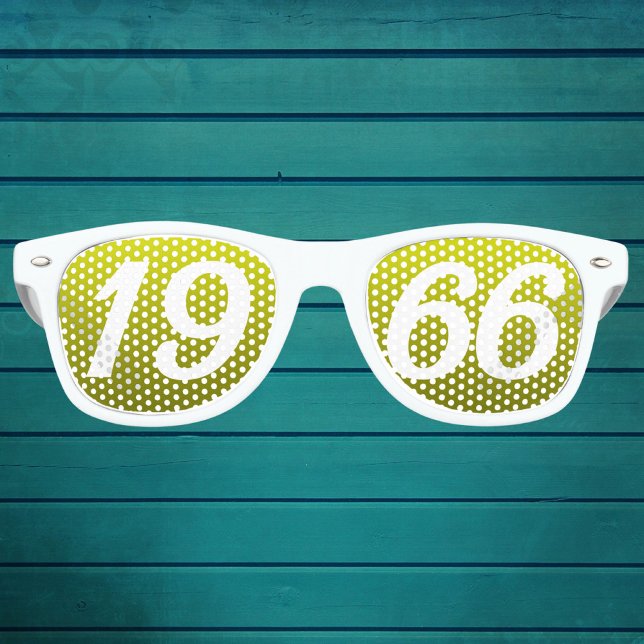 Fun vintage 1966 60th Birthday Party Sunglasses (Creator Uploaded)