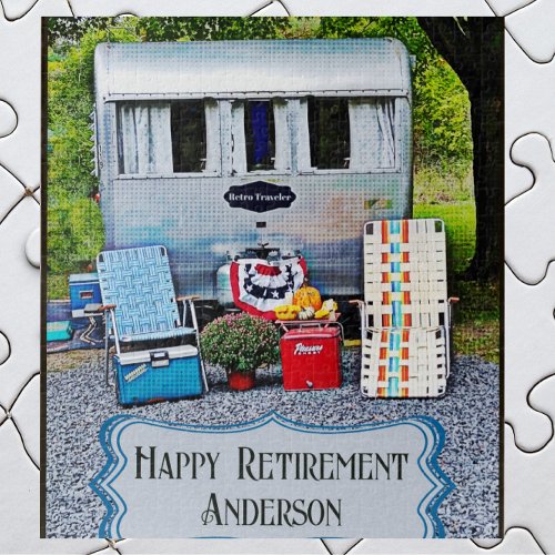 Fun Vintage Camper Trailer Happy Retirement