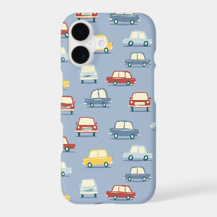 Fun Vintage Car Pattern iPhone 17 Case