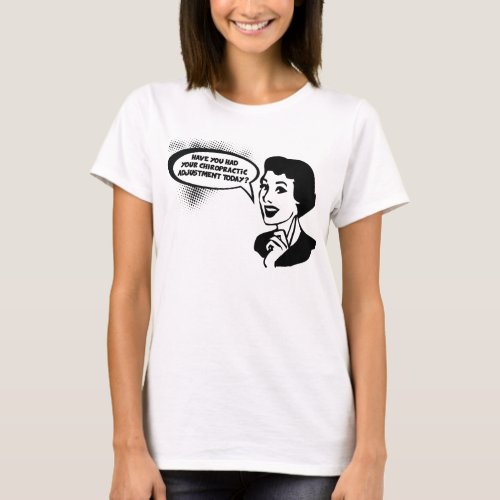 Fun Vintage-Look Chiropractic Ad Personalized T-Shirt