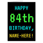 [ Thumbnail: Fun Vintage/Retro Video Game Look 84th Birthday ]