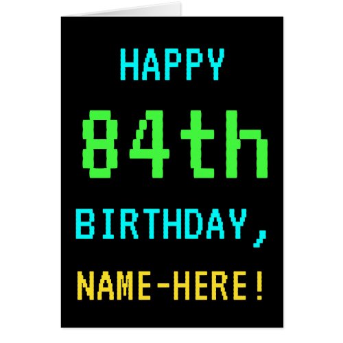 Fun VintageRetro Video Game Look 84th Birthday