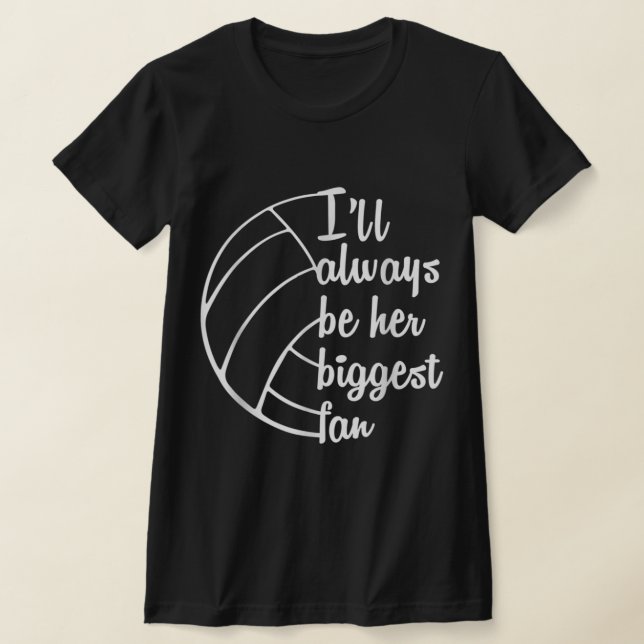 Fun Volleyball For Women Mom Dad Coach Volleyball  T-Shirt (Laydown)