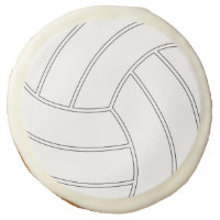Fun Volleyball Party Snack Custom Text Cookies