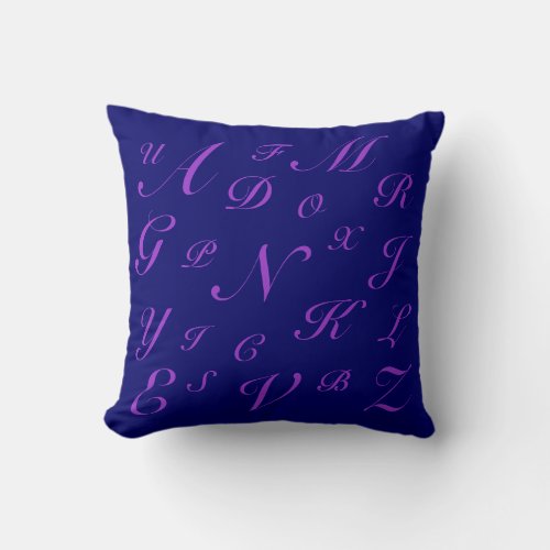 Fun w Numbers and letters pillow