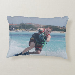 Fun Wakeboarding Decorative Pillow