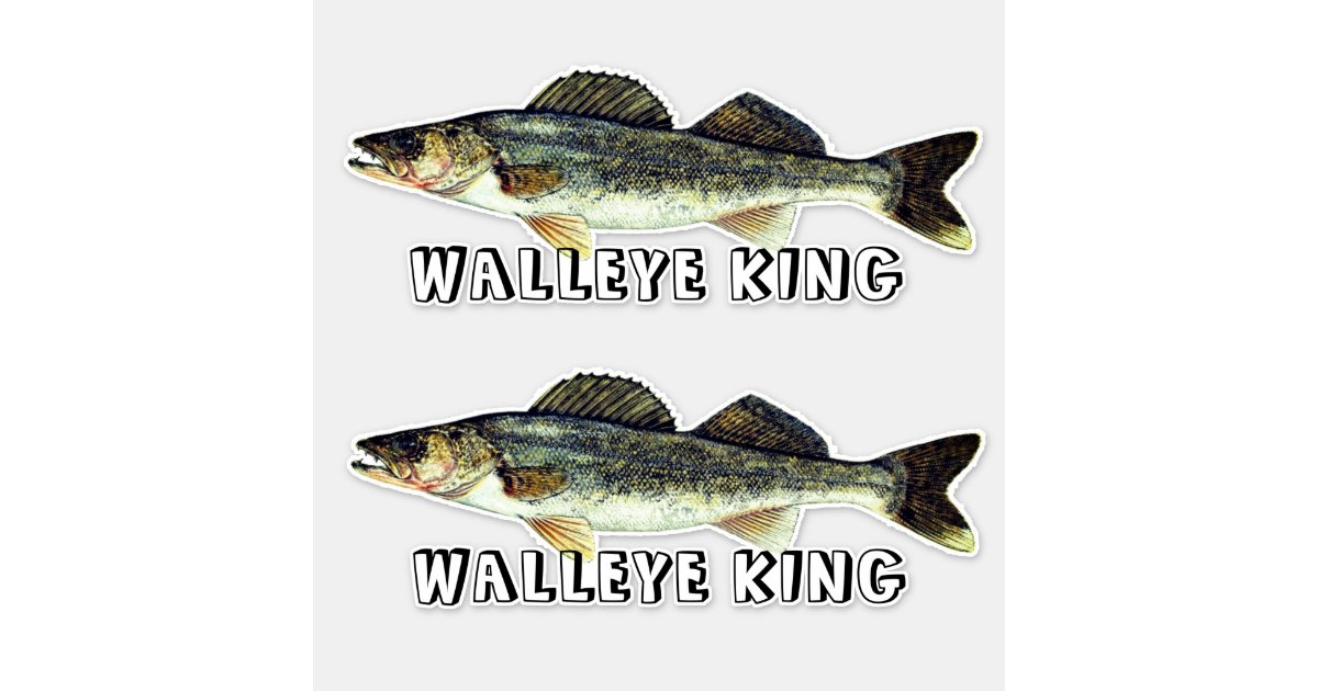 Fun Walleye King Sticker