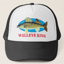 Fun &quot;Walleye King&quot; Trucker Hat