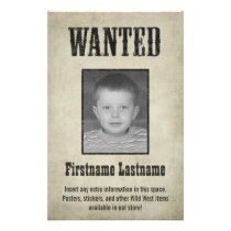 Fun WANTED poster design Flyer