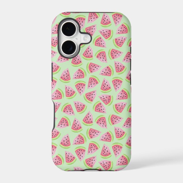 Fun Watercolor Patterned  Iphone Case (Back)