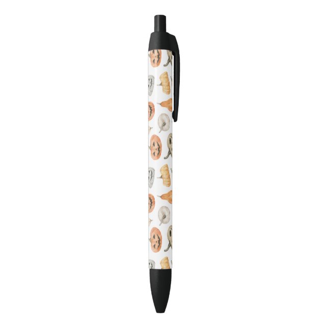 Fun Watercolor Pumpkin Pattern Pen (Bottom (Vertical))