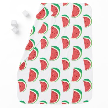 Fun Watermelon Pattern Baby Blanket