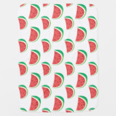 Fun Watermelon Pattern Baby Blanket (Front)