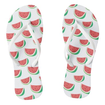 Fun Watermelon Pattern Flip Flops